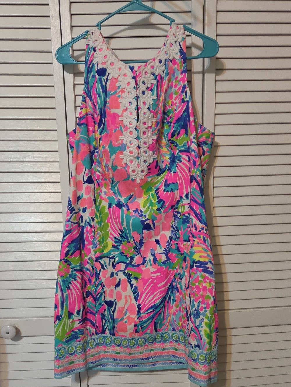 Classic Lilly Pulitzer Floral Shift Dress (Like New)